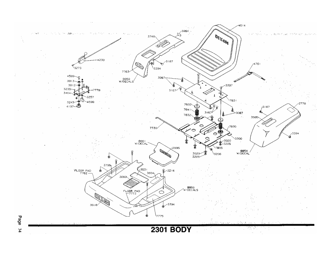 Dixon 2301 manual 