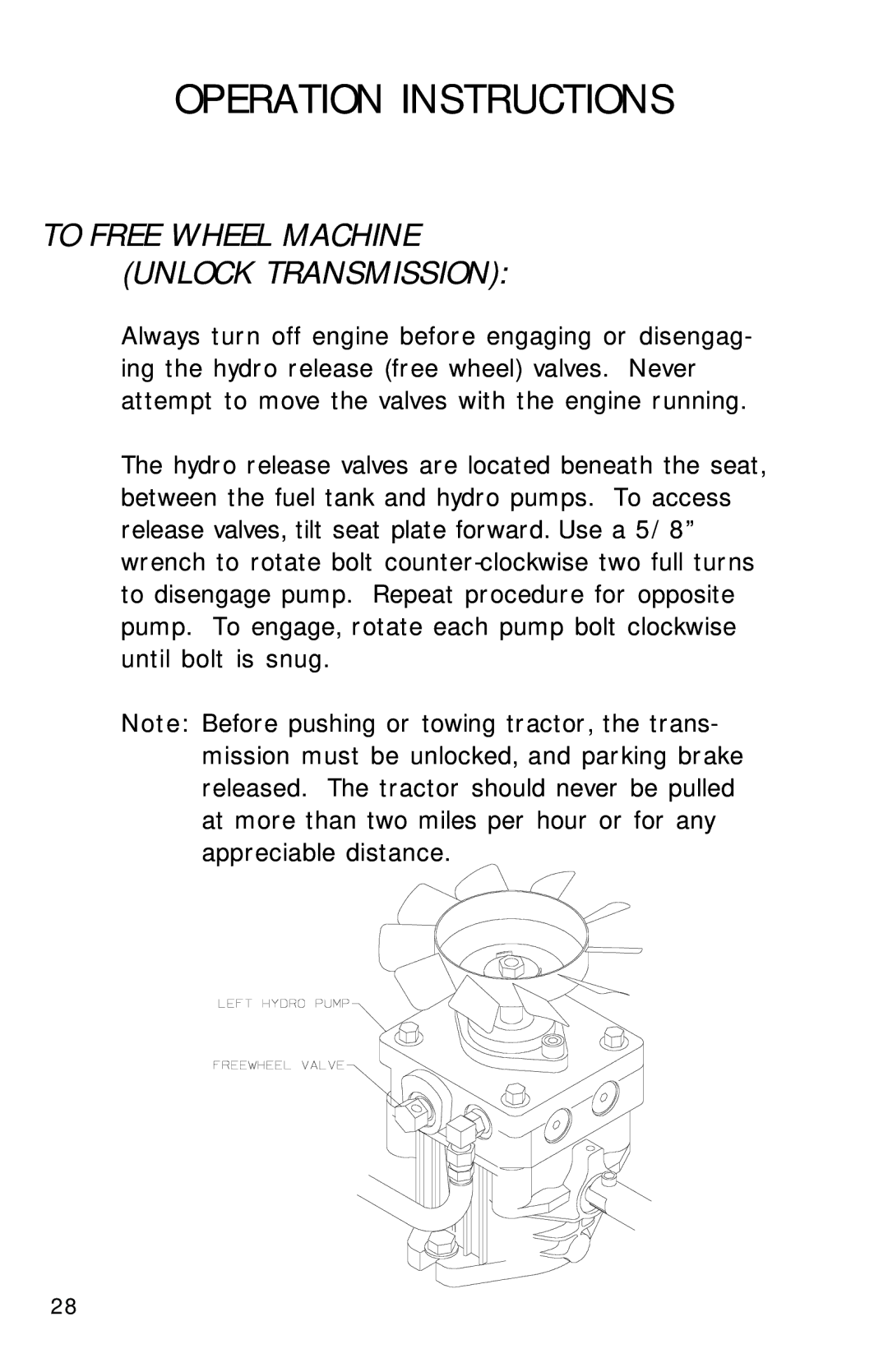 Dixon 2560 manual To Free Wheel Machine Unlock Transmission 