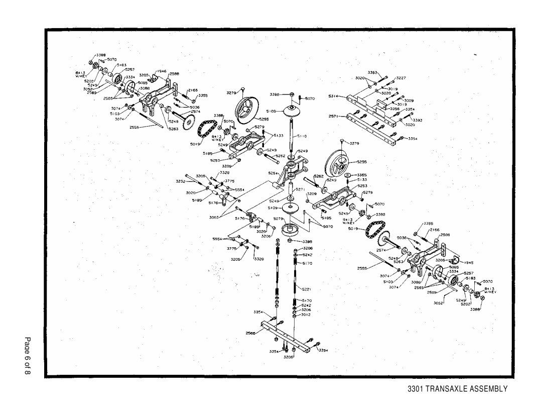 Dixon 3301 brochure Transaxle Assembly 