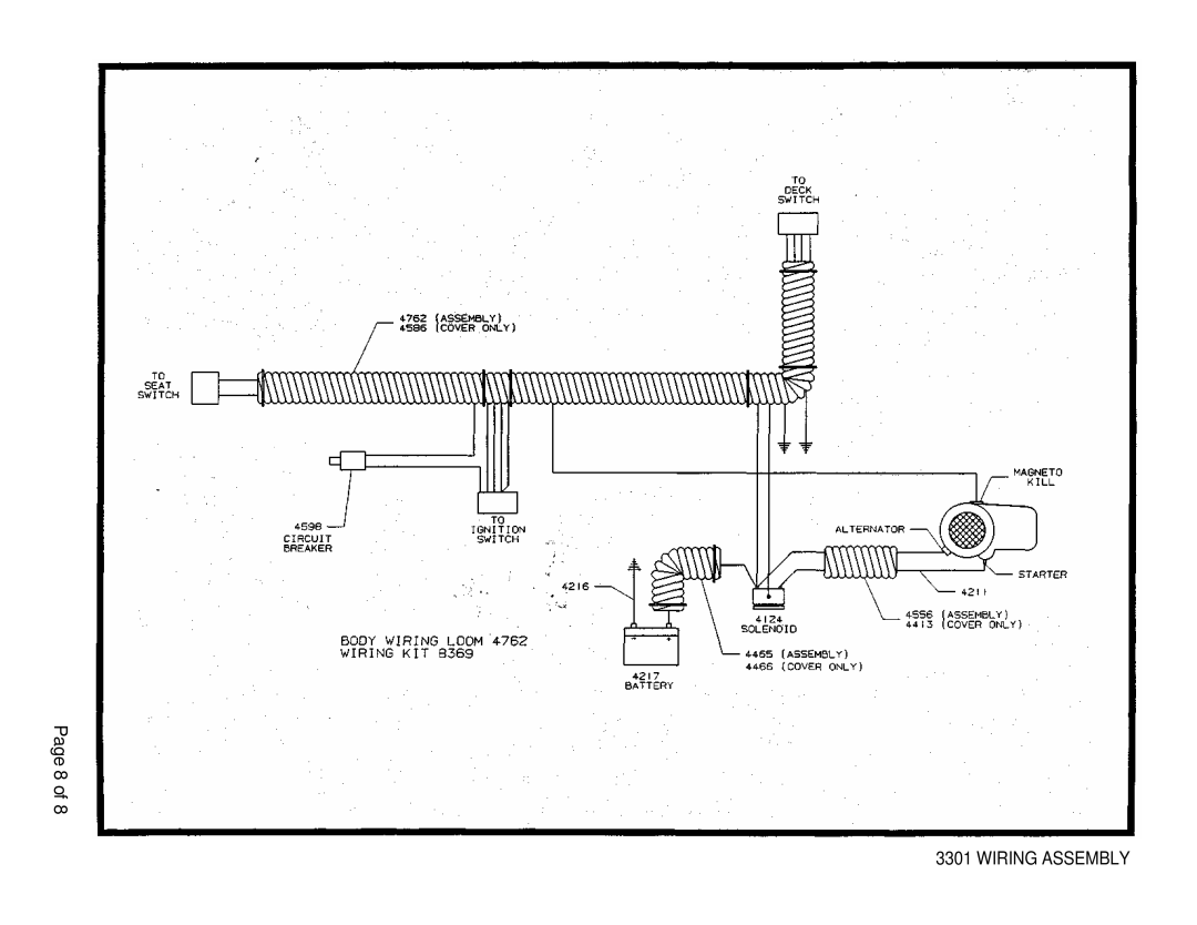 Dixon 3301 brochure Wiring Assembly 