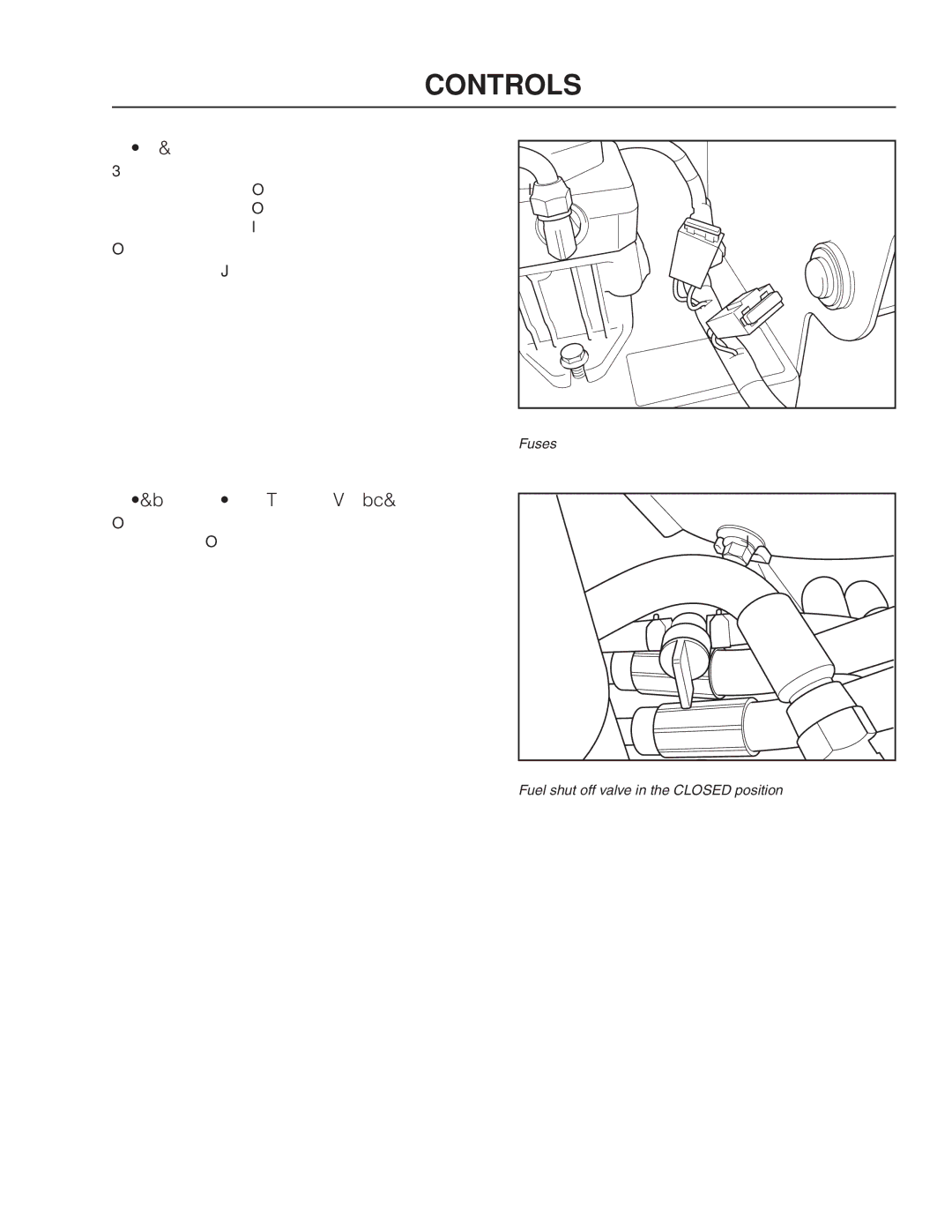 Dixon 965883201, 46BF, 42BF, 965883101, 54BF, 966496201, 966496301 manual Fuses, Fuel Shut Off Valve 