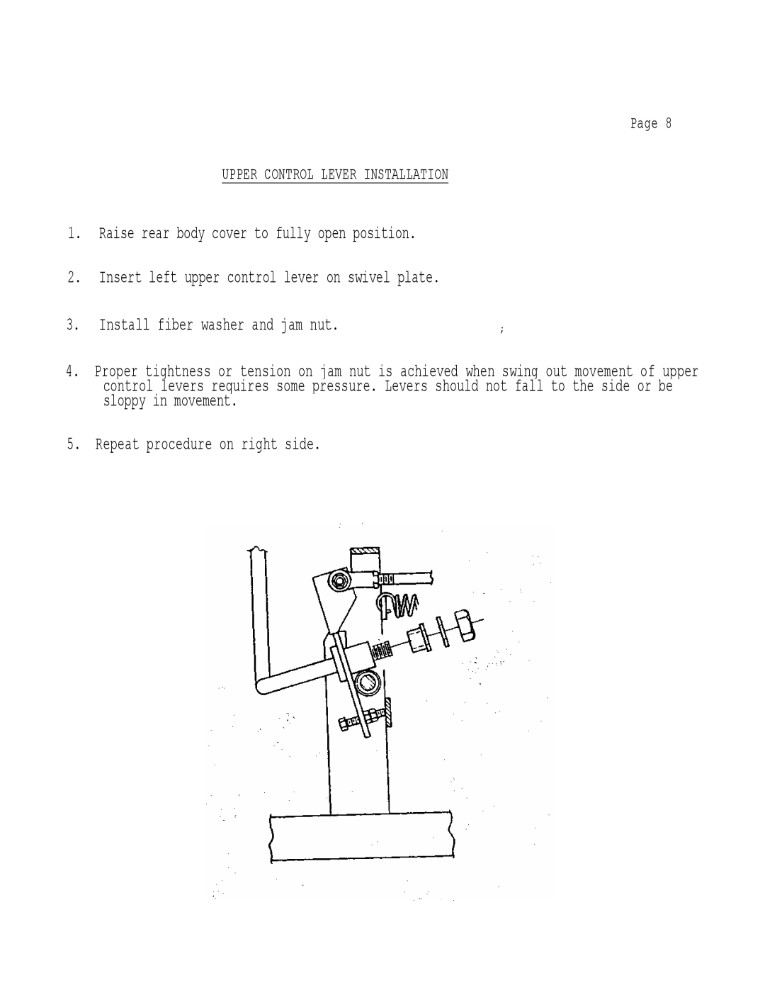 Dixon 501 manual Repeat procedure on right side 