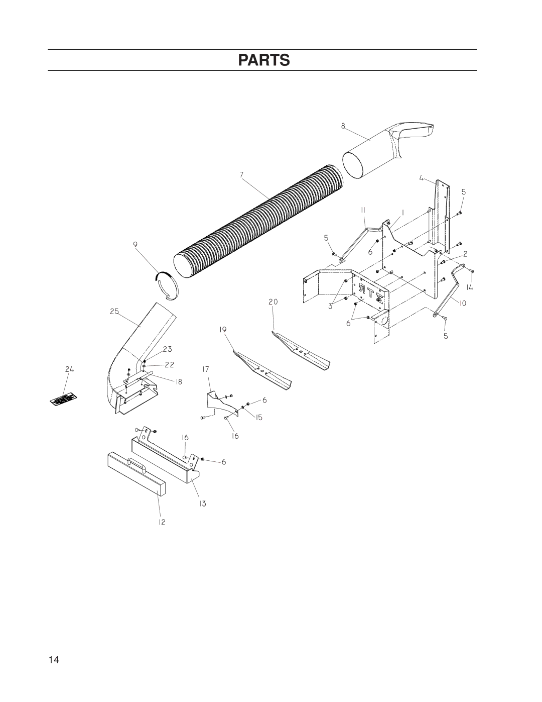 Dixon 539 131305 manual Parts 