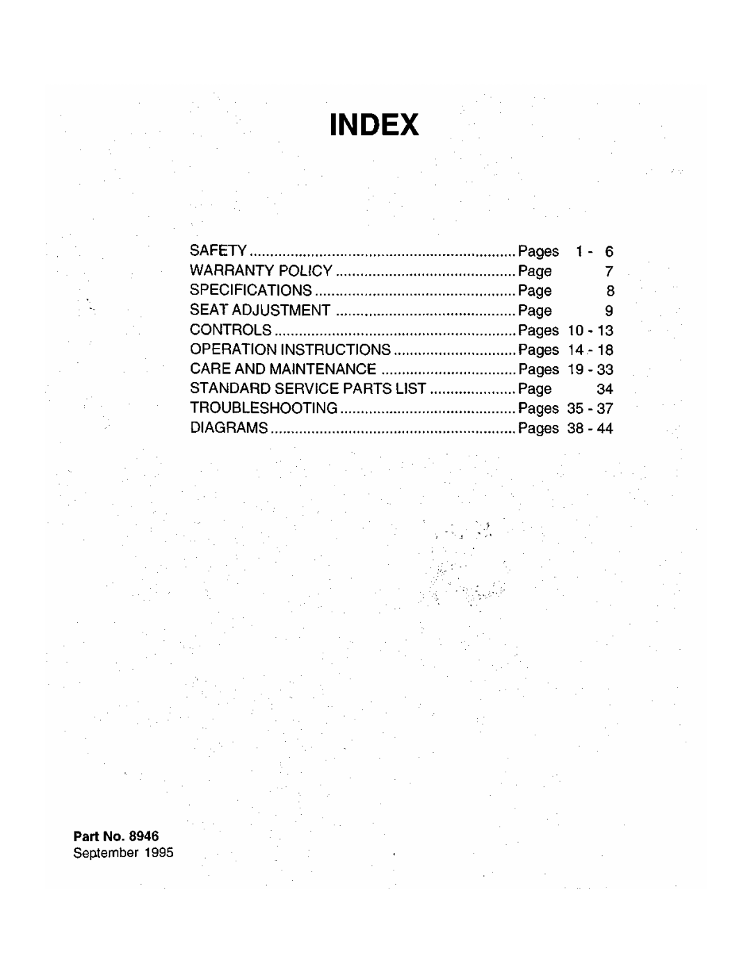 Dixon 6601 manual 