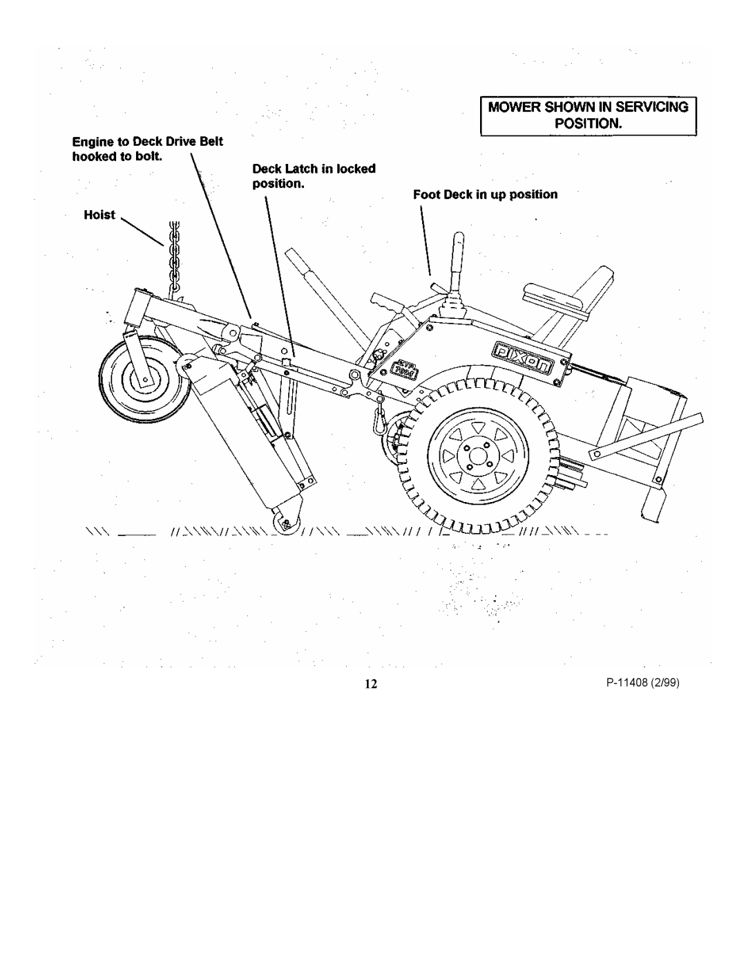 Dixon 700 Series manual 11408 2/99 