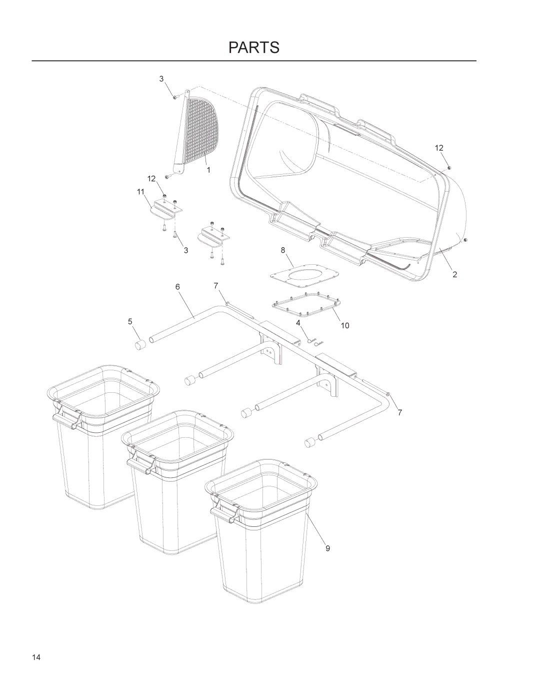 Dixon 966 004201 manual Parts 