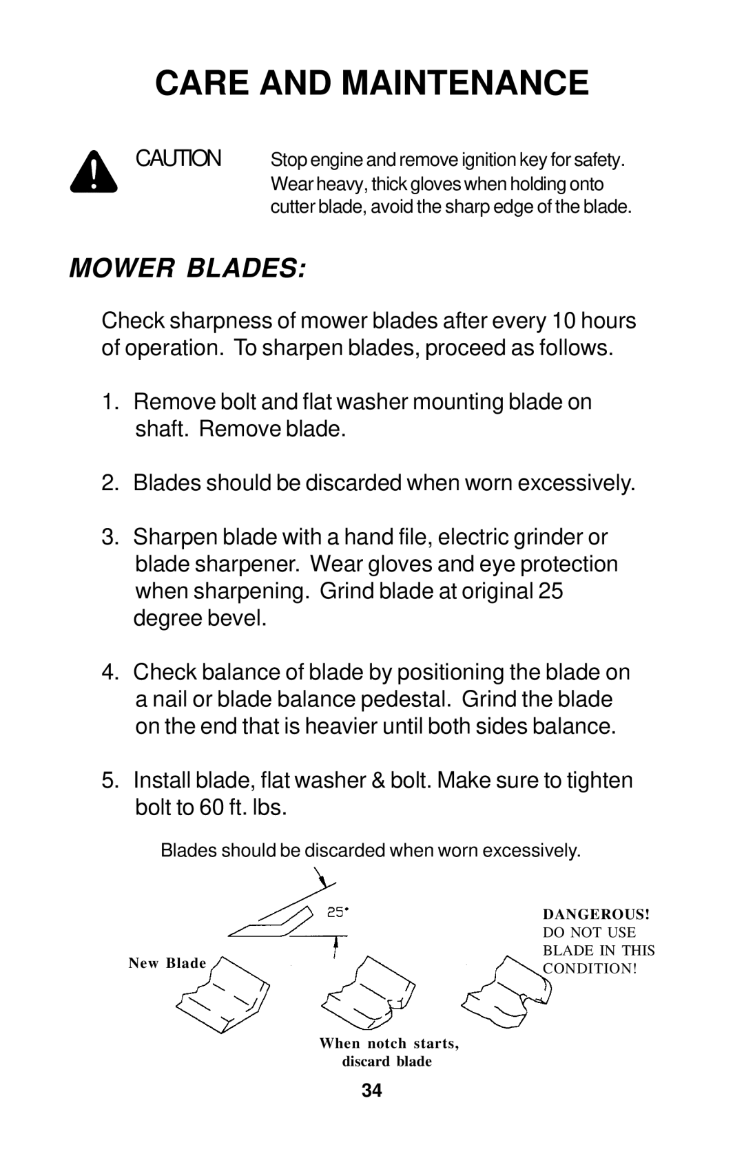 Dixon Operator's Manual electric lawn mower Grizzly 2005 manual Mower Blades 