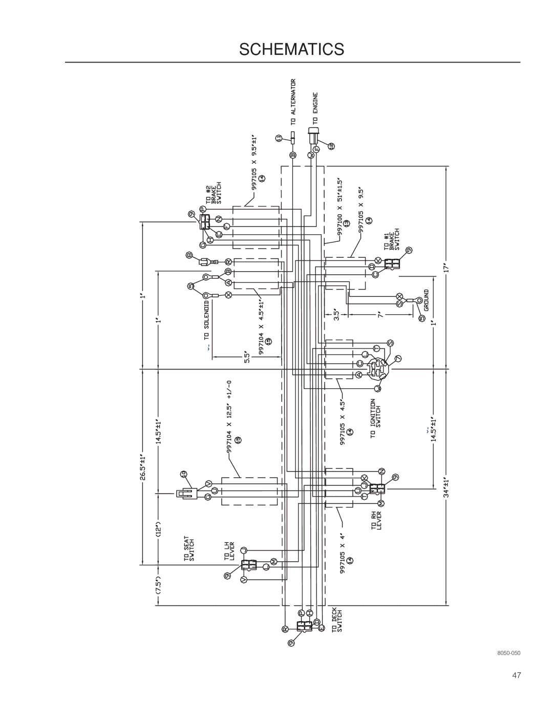 Dixon 966064401, SPDZTR 30 BF, 966043101 manual Schematics 