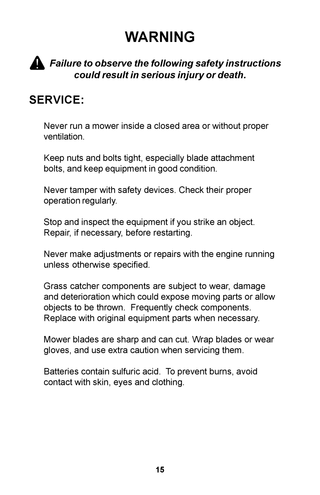 Dixon Zero-Turn Riding Mower manual Service 