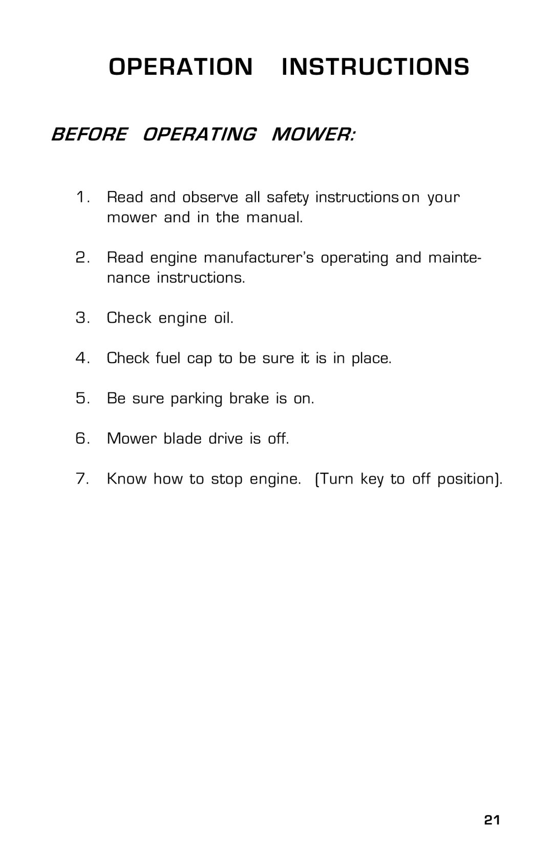 Dixon 14186-0303, ZTR 30 manual Before Operating Mower 