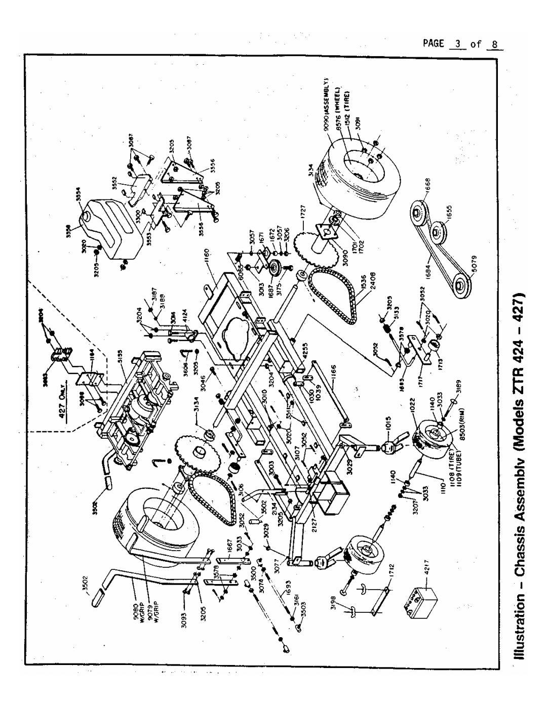 Dixon ZTR 427 brochure 