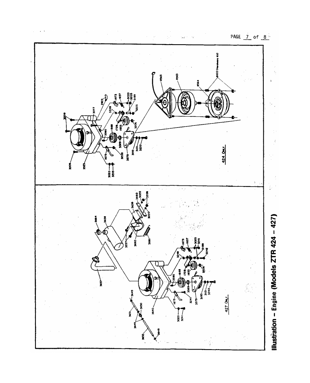 Dixon ZTR 427 brochure 