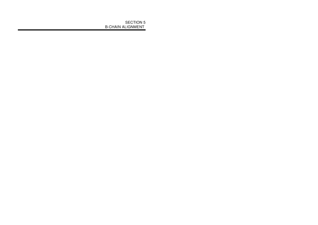 Dolby Laboratories CP65 manual Section Chain Alignment 