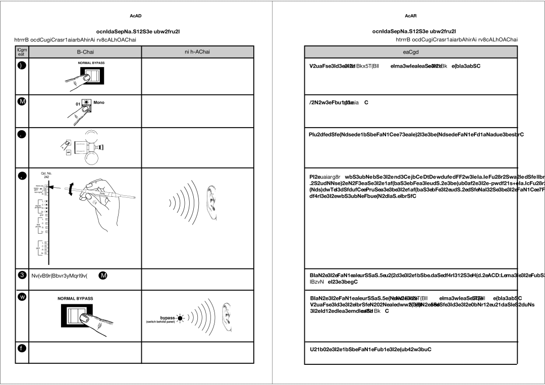 Dolby Laboratories CP65 manual Repeat page 5-20 Step, Adjustment of Mono Gain and Equalization Notes 