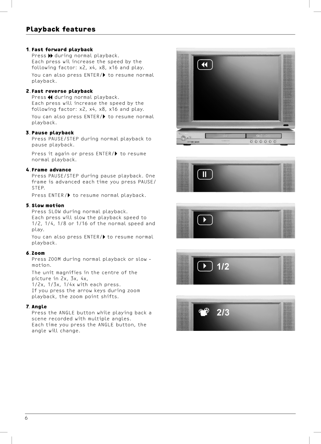 Dolby Laboratories DX4 manual Playback features 