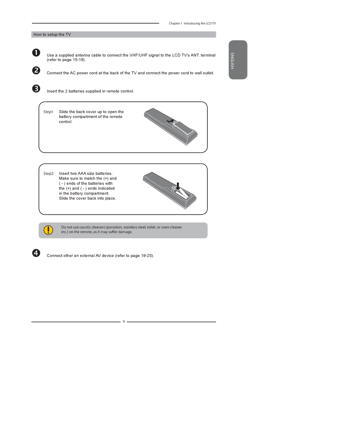 Dolby Laboratories FLX-1910 manual Connect other an external AV device refer to 