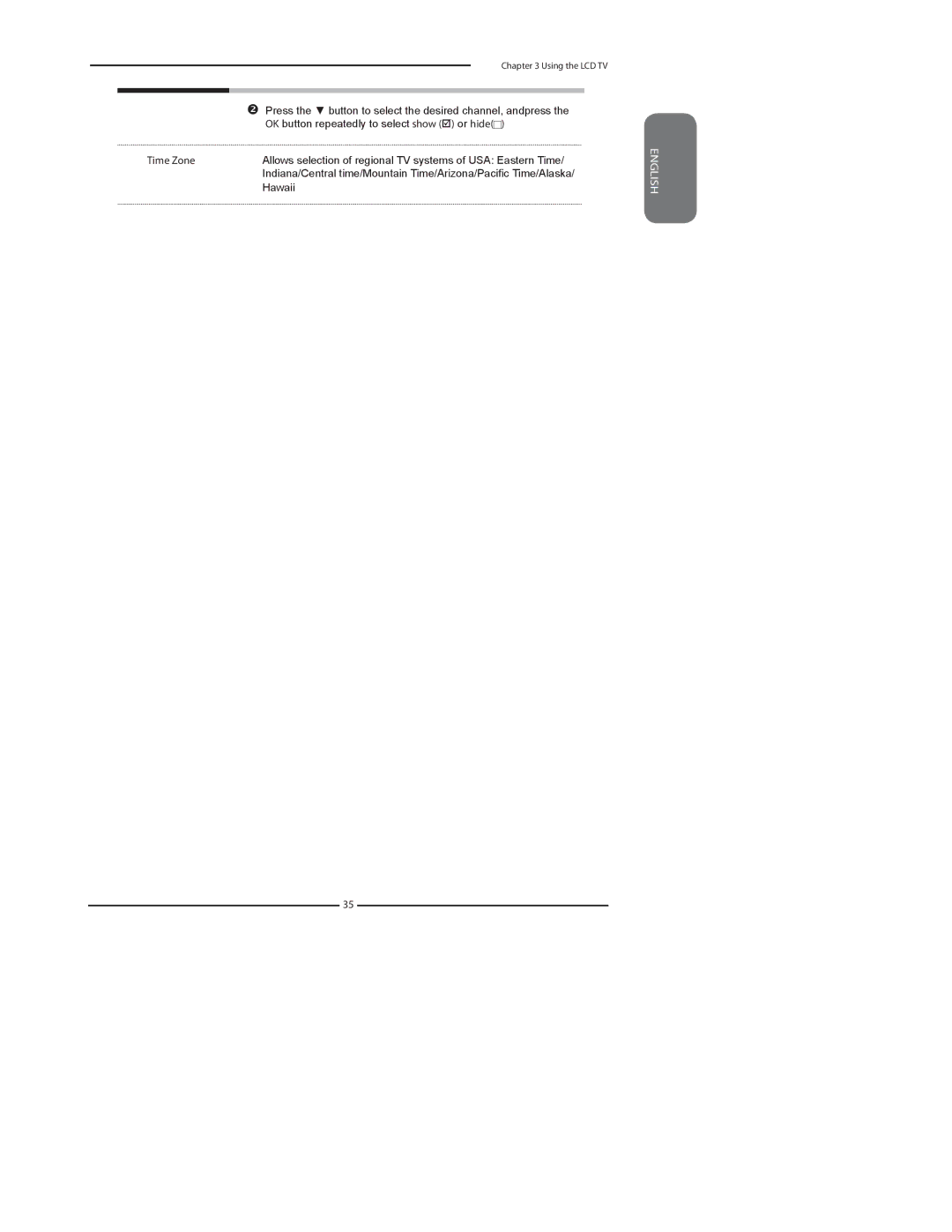 Dolby Laboratories FLX-1910 manual Press the button to select the desired channel, andpress 