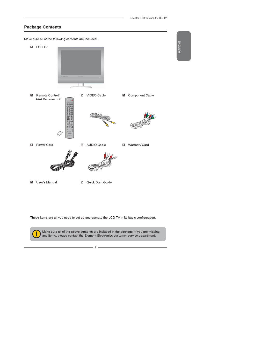 Dolby Laboratories FLX-1910 manual Package Contents 