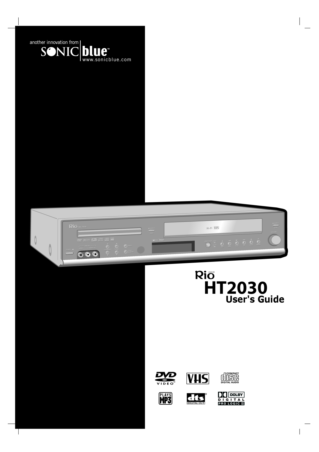 Dolby Laboratories HT2030 manual Users Guide 