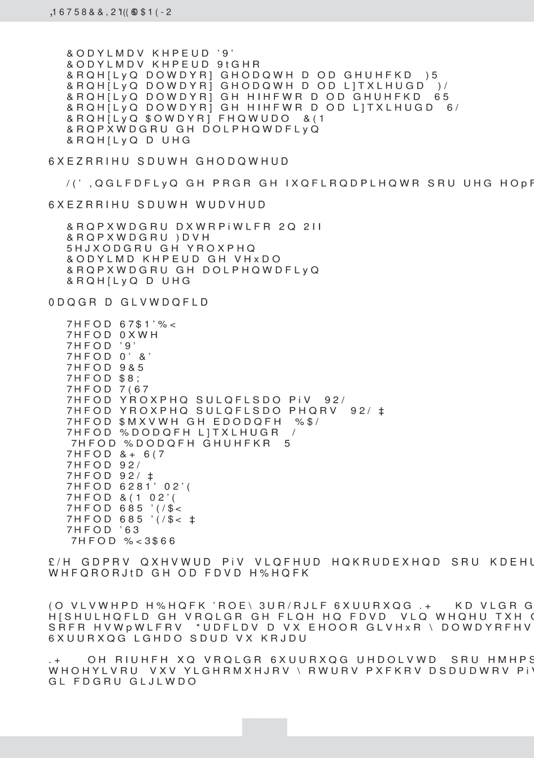 Dolby Laboratories KH 02 manual Subwoofer parte delantera, Subwoofer parte trasera, Mando a distancia 