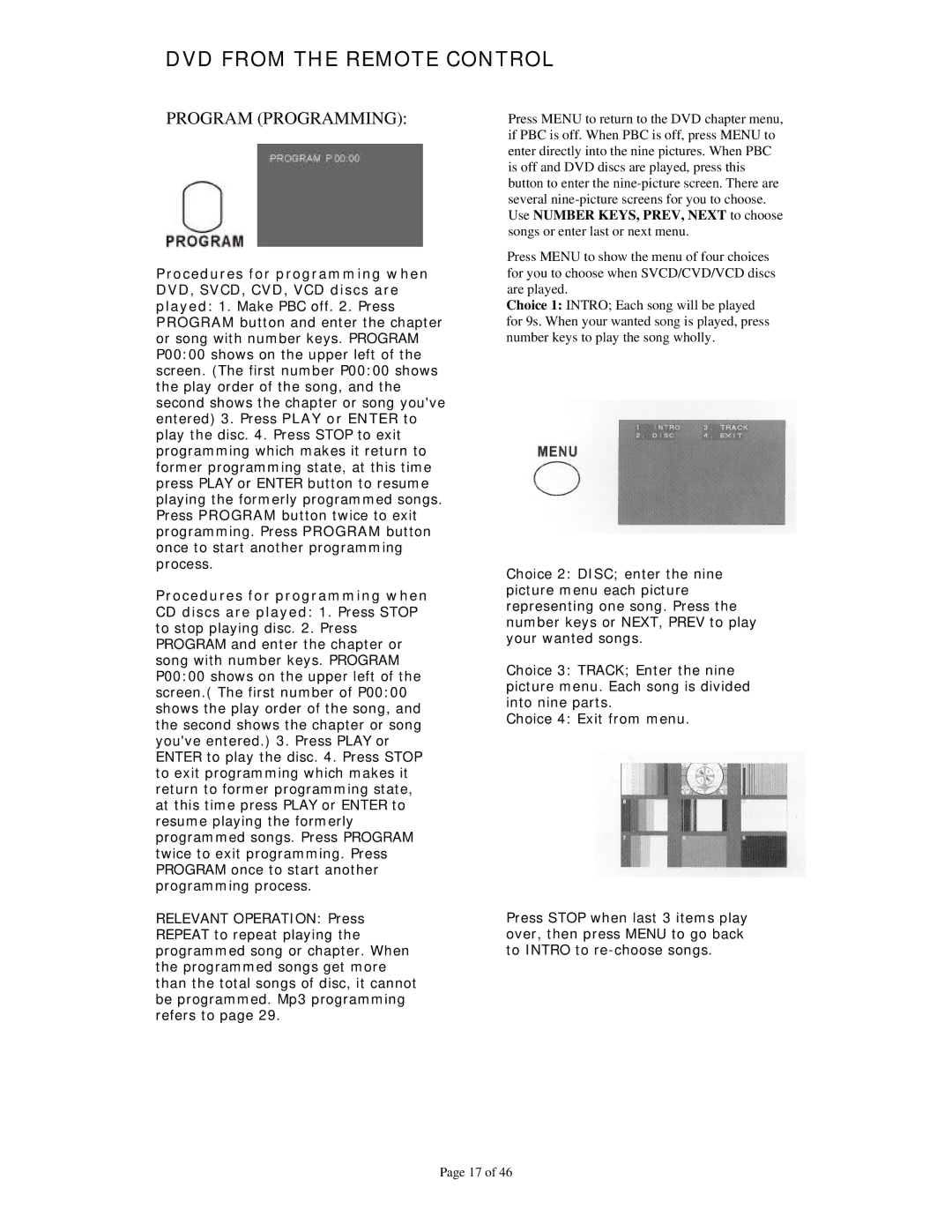 Dolby Laboratories Personal Video Recorder user manual Program Programming 