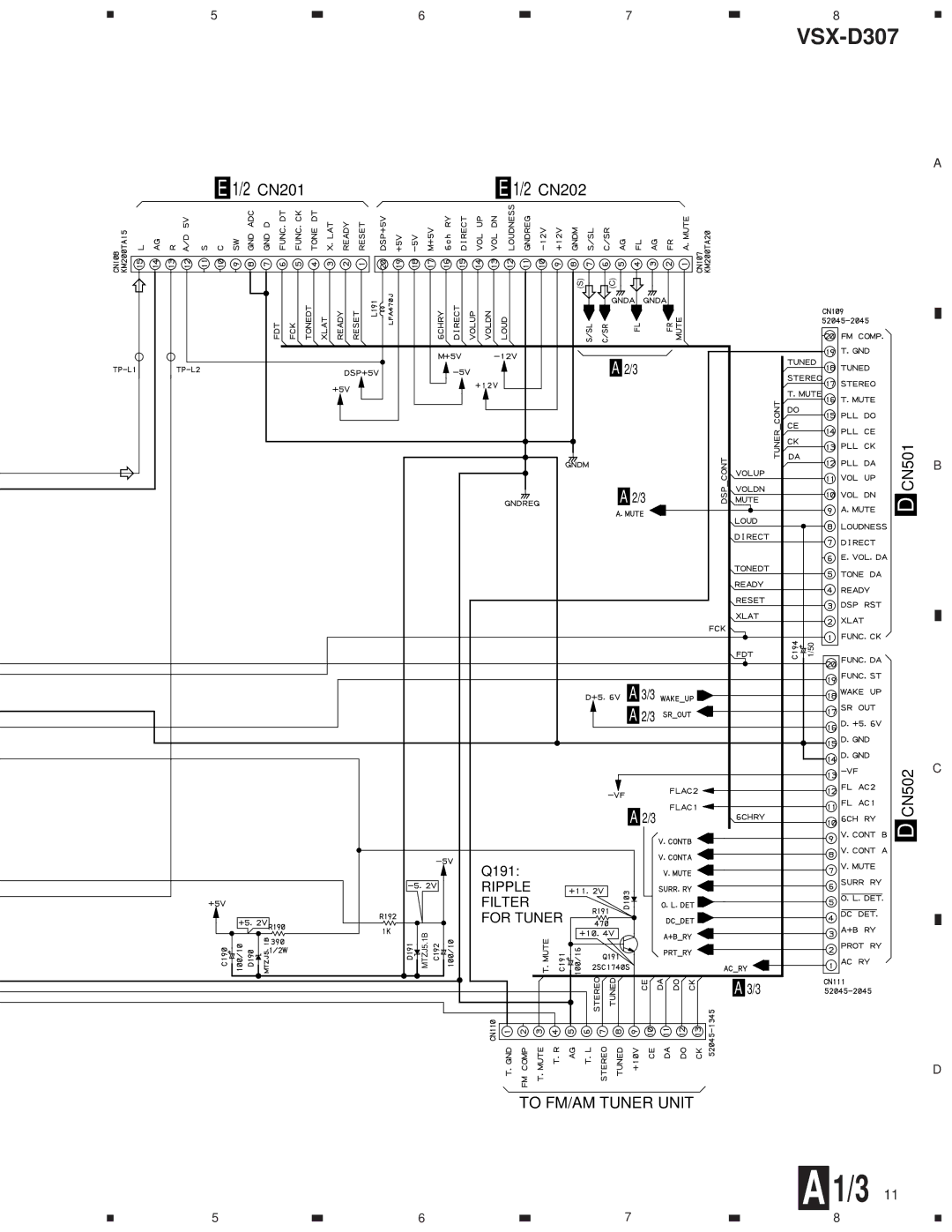 Dolby Laboratories 31-3043, STAV-3770 service manual To FM/AM Tuner Unit 