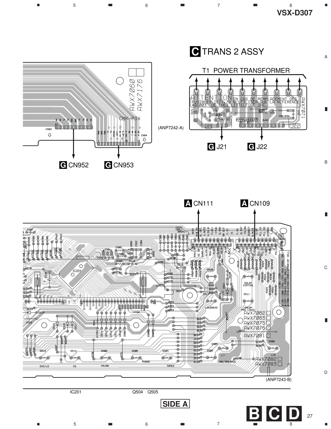 Dolby Laboratories 31-3043, STAV-3770 service manual Trans 2 Assy 