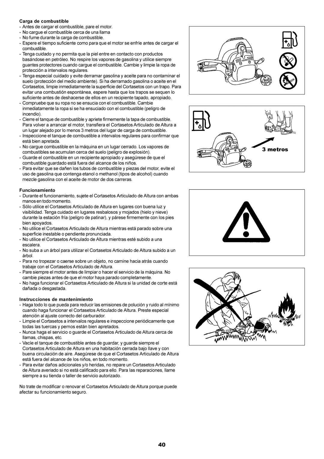 Dolmar MH-2556 instruction manual Metros 