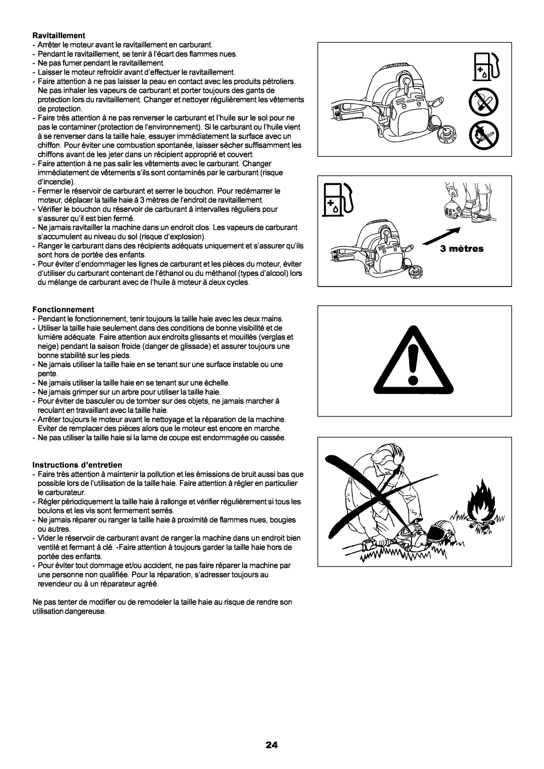 Dolmar MH-2556 instruction manual 3 mètres 
