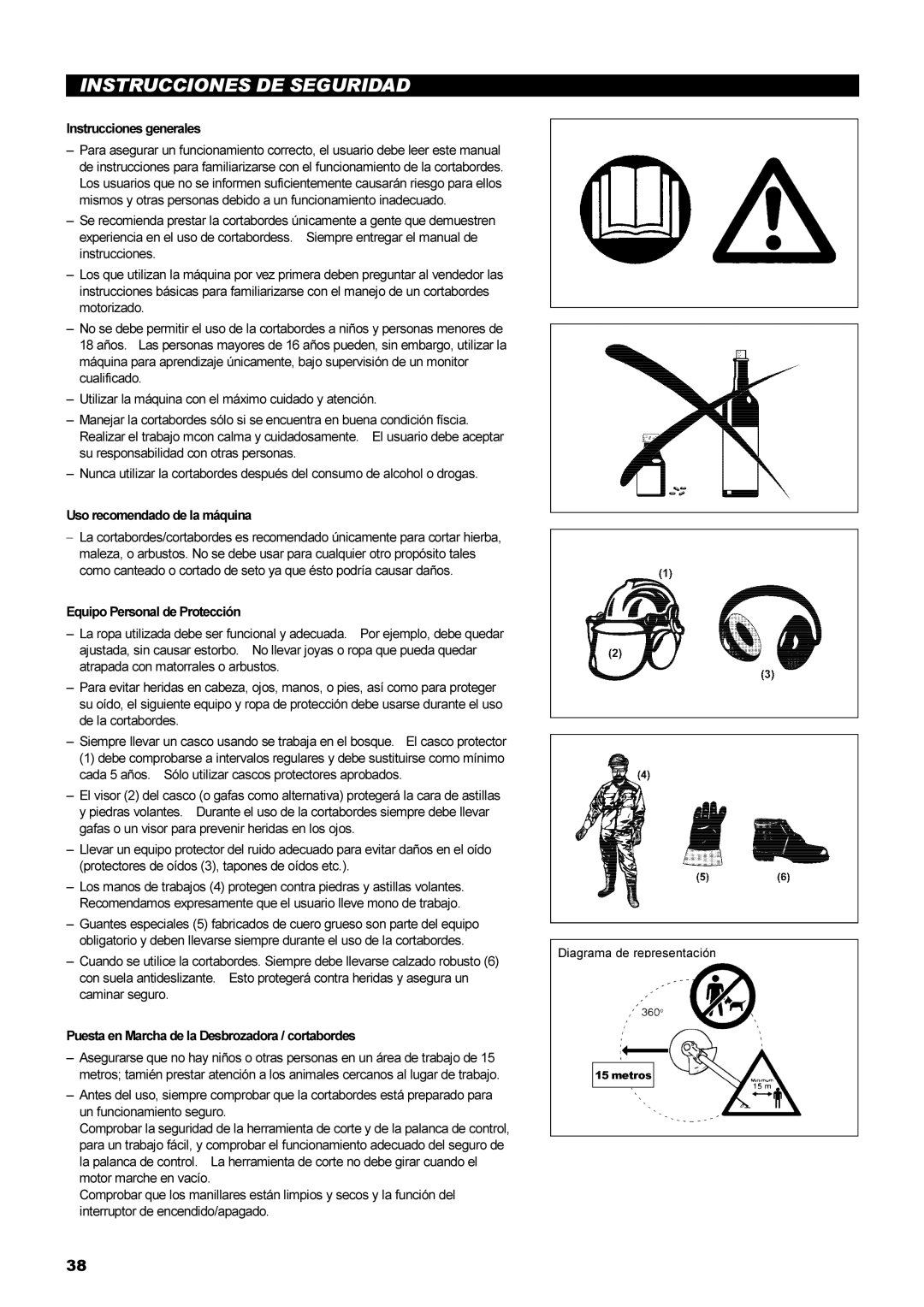 Dolmar MS-22C instruction manual Instrucciones DE Seguridad, Instrucciones generales 