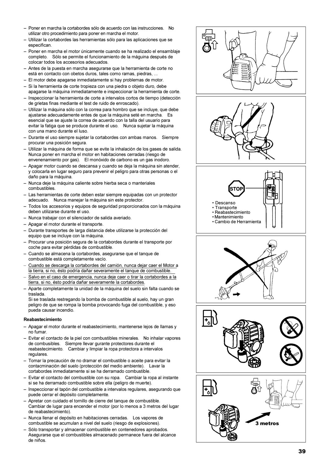 Dolmar MS-22C instruction manual Metros 