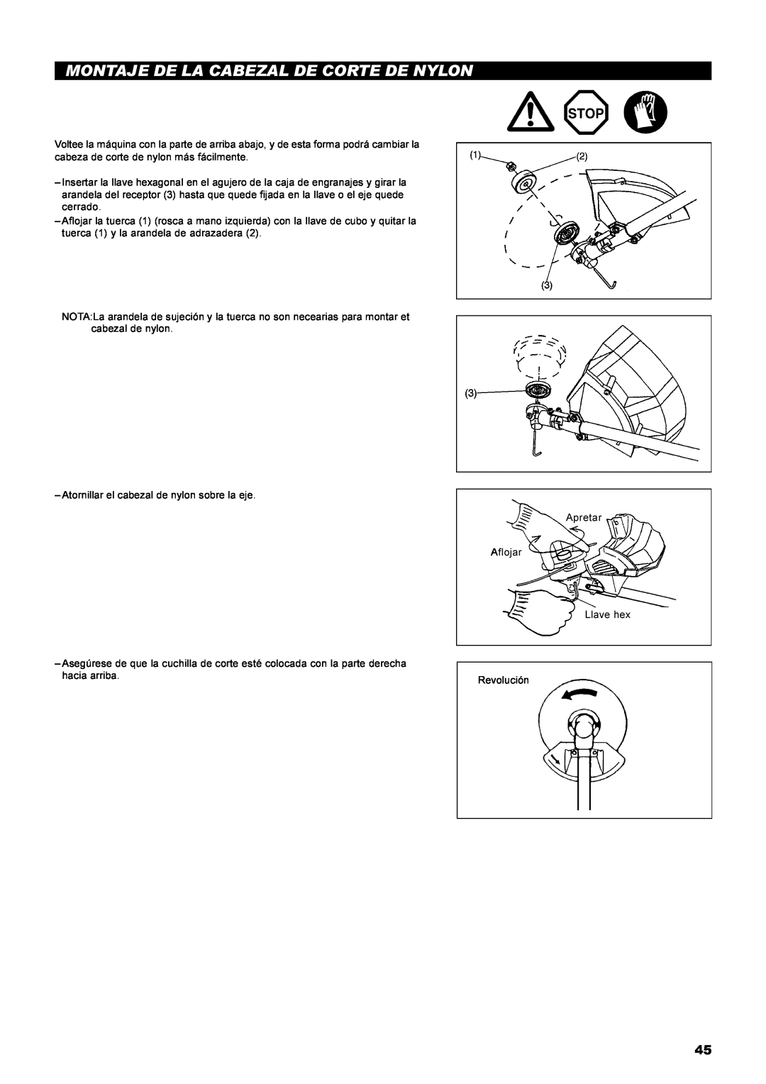 Dolmar MS-22C instruction manual Montaje De La Cabezal De Corte De Nylon 