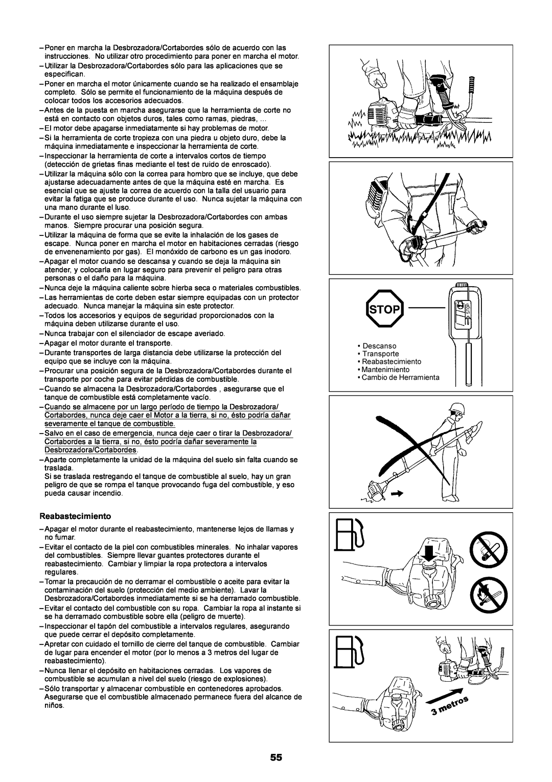 Dolmar MS-250.4, MS-251.4 instruction manual Reabastecimiento 