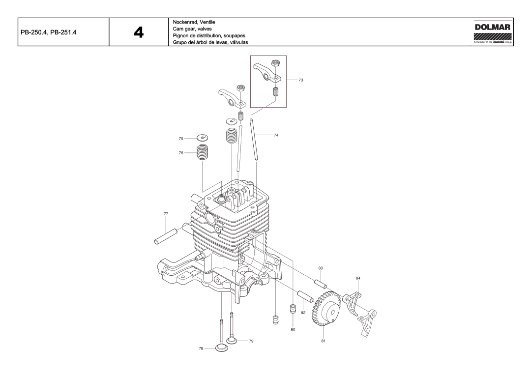 Dolmar manual PB-250.4, PB-251.4 