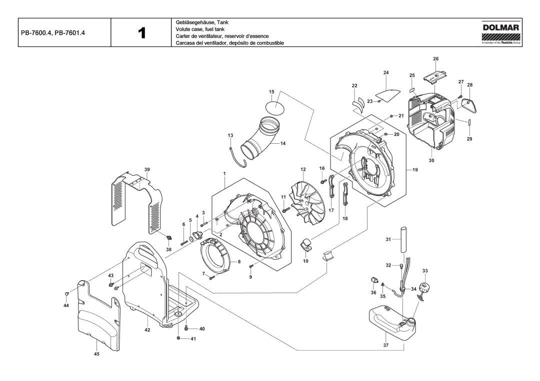 Dolmar manual PB-7600.4, PB-7601.4 