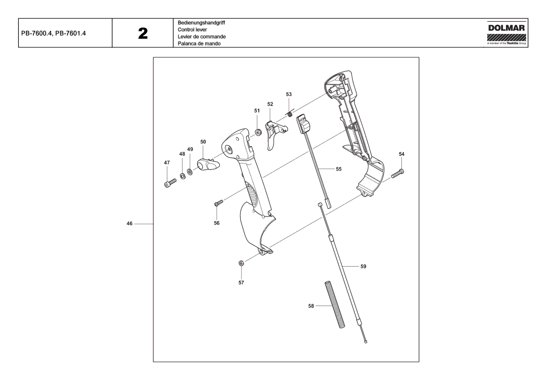 Dolmar manual PB-7600.4, PB-7601.4 