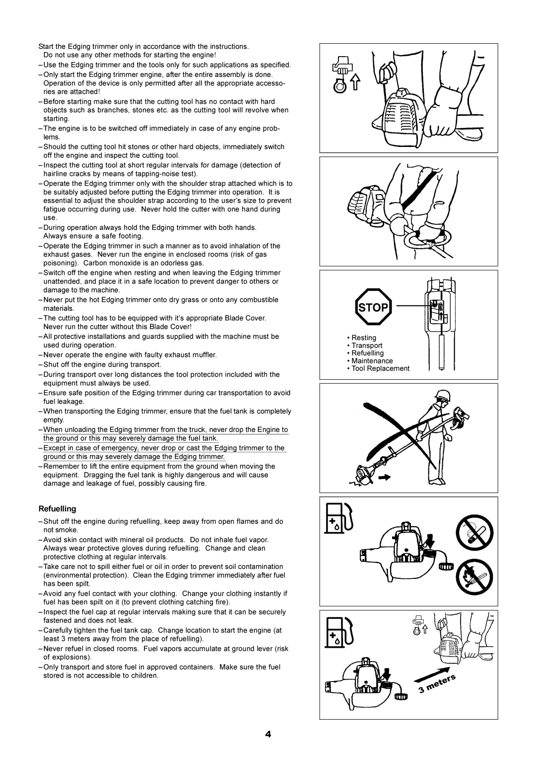 Dolmar PE-251 instruction manual Refuelling 