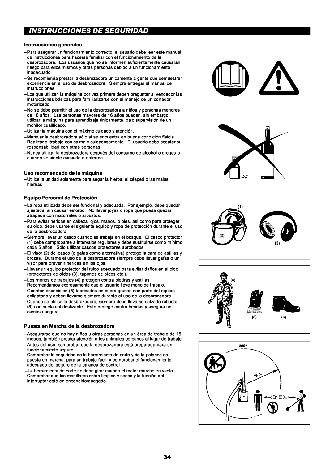 Dolmar PE-251 instruction manual Instrucciones De Seguridad, Instrucciones generales, Uso recomendado de la máquina 
