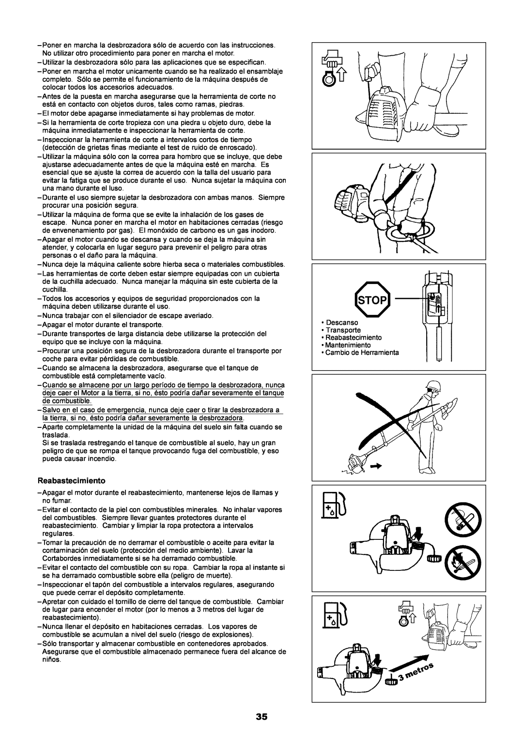 Dolmar PE-251 instruction manual Reabastecimiento 
