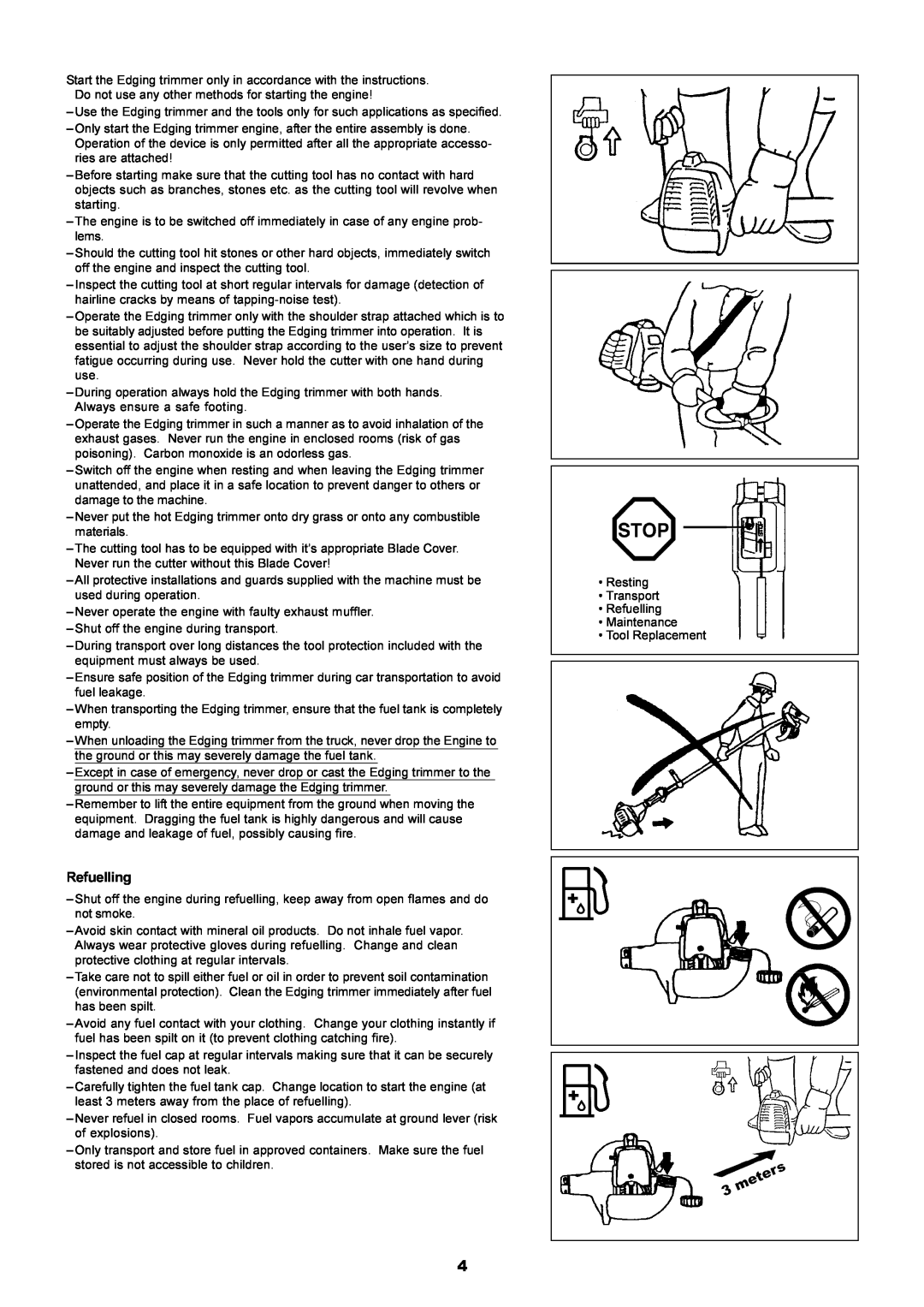 Dolmar PE-251 instruction manual Refuelling 