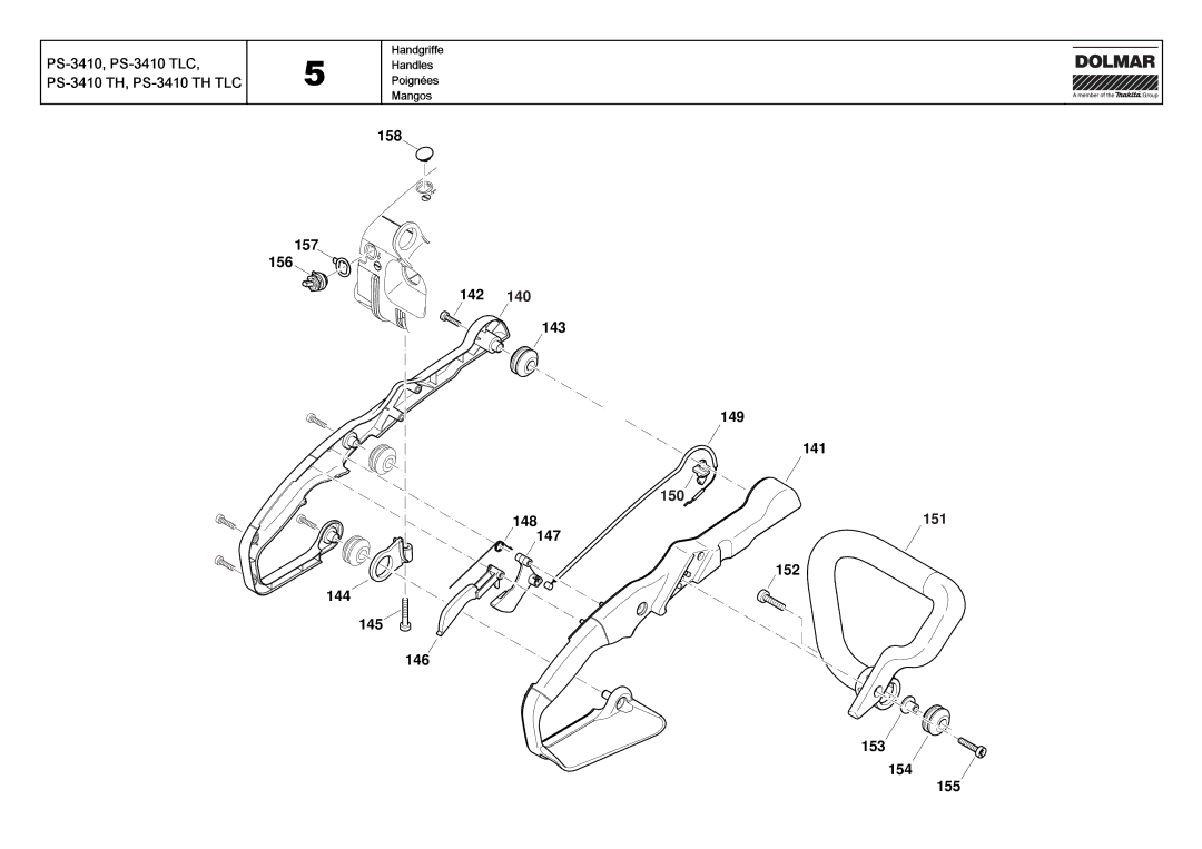Dolmar PS-3410 TLC manual 150 