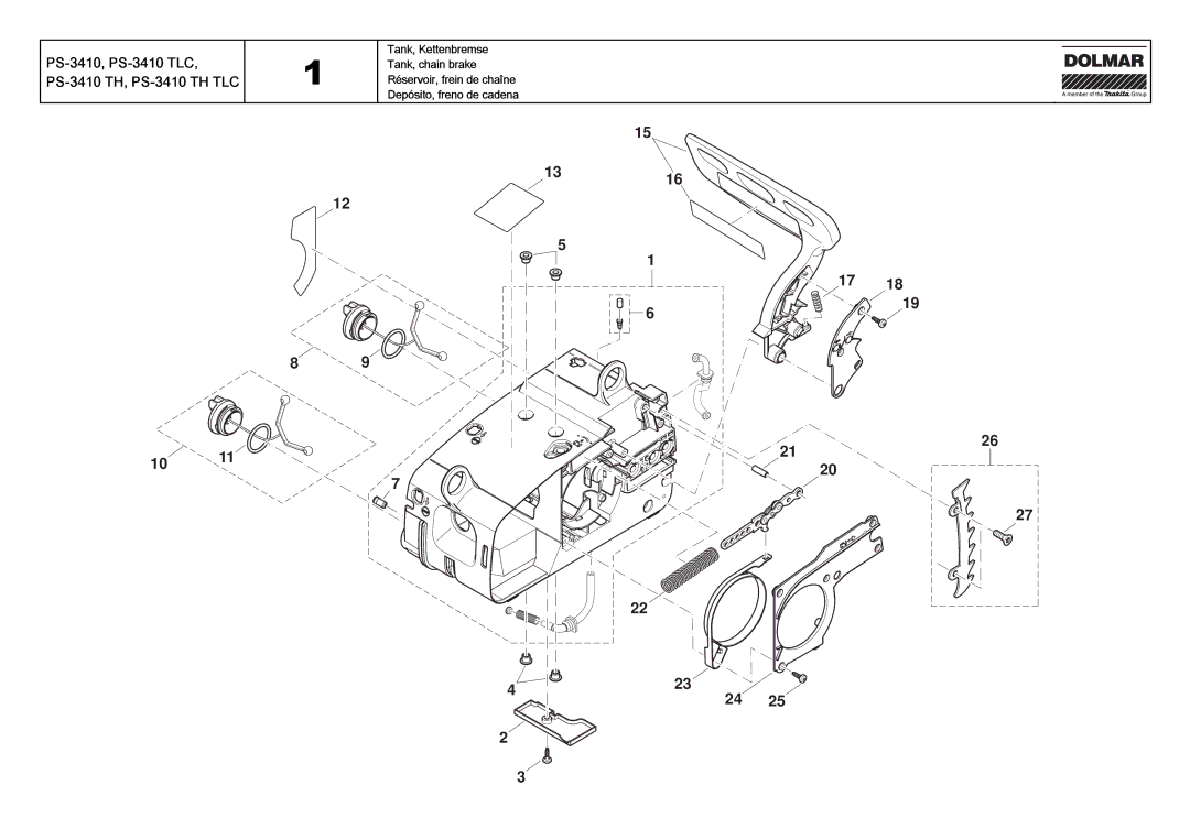 Dolmar PS-3410 TLC manual 1316 