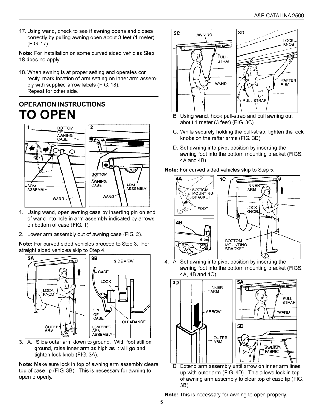 Dometic 2500 manual To Open 