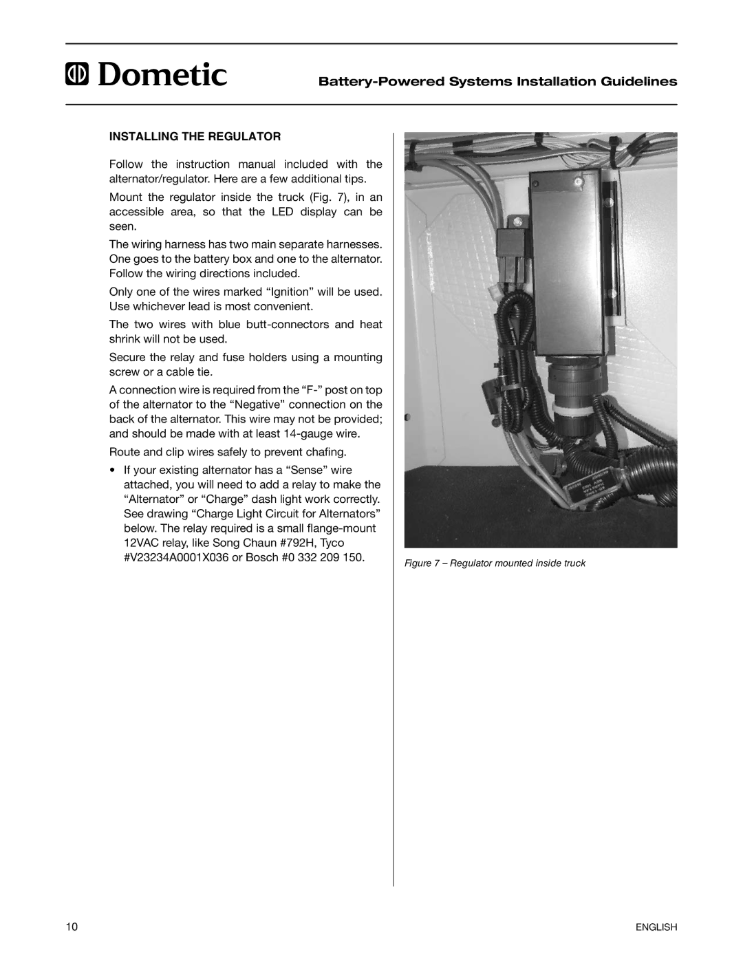 Dometic 2597 manual Route and clip wires safely to prevent chafing 