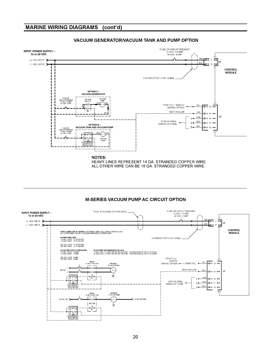 Dometic 3100, 3000 owner manual Marine Wiring Diagrams cont’d 