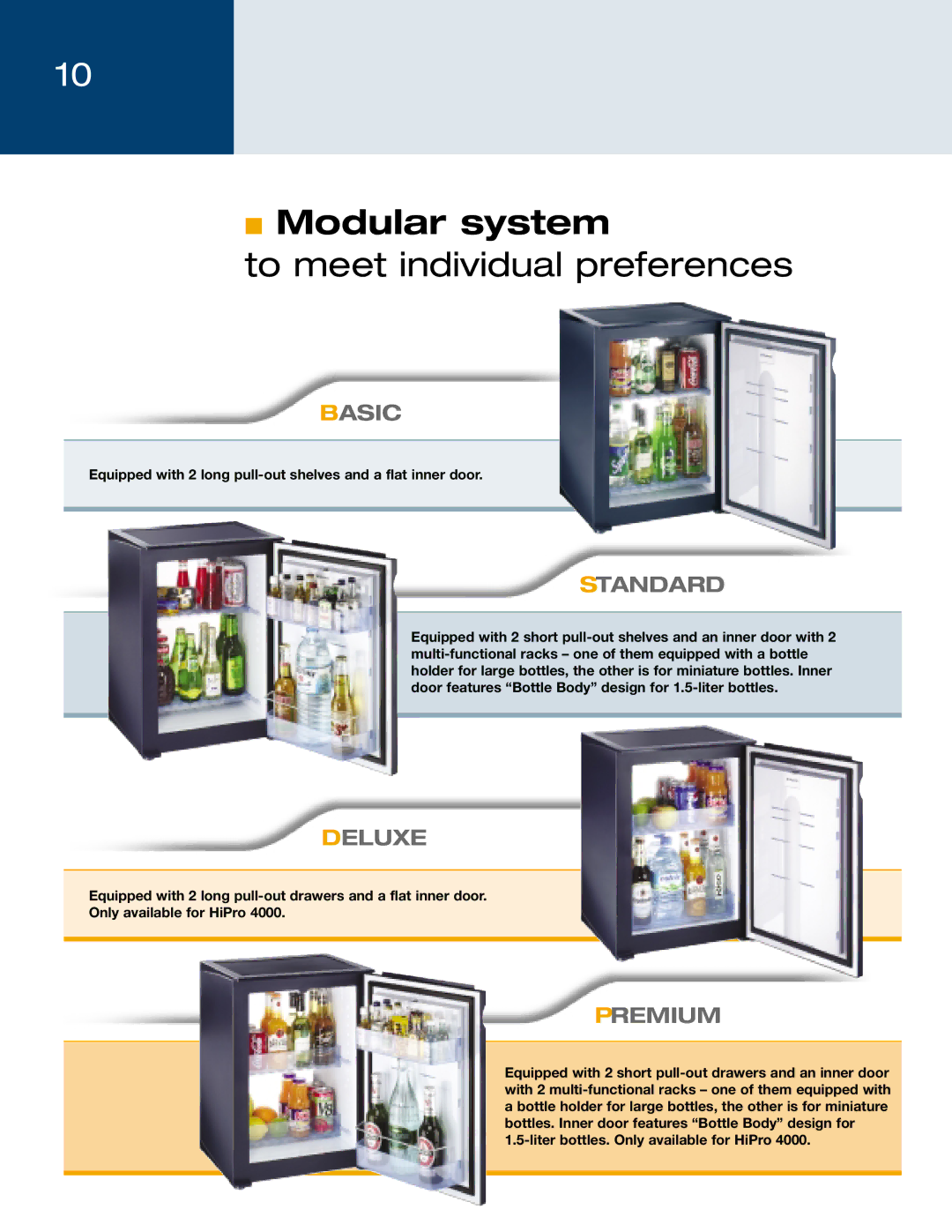 Dometic 6000 manual Modular system 