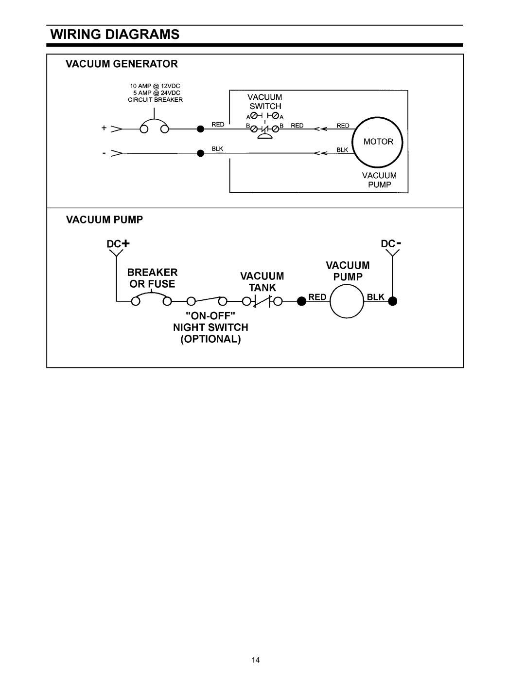 Dometic 706 owner manual Wiring Diagrams 