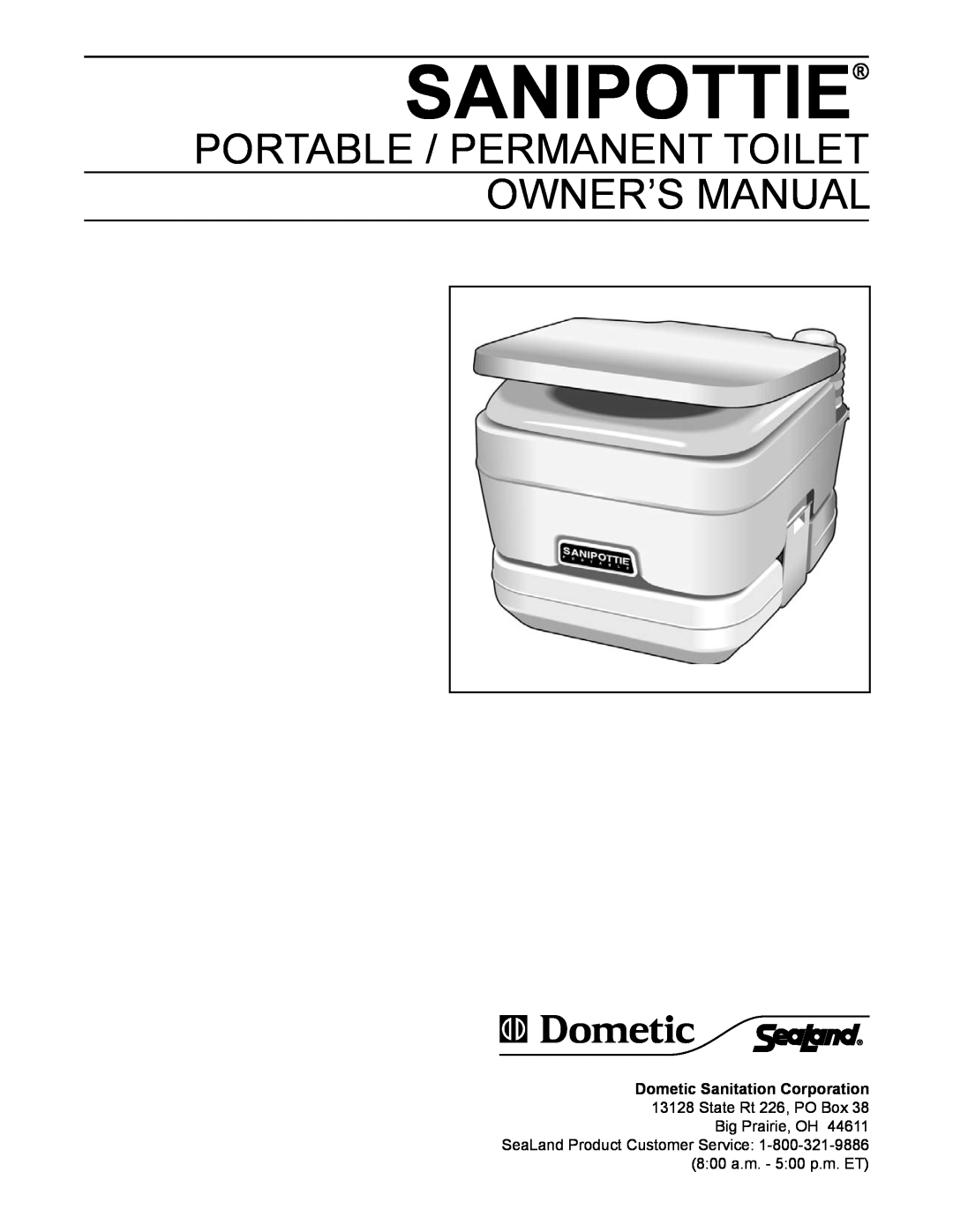 Dometic 962, 966 owner manual sanipottie, Dometic Sanitation Corporation 