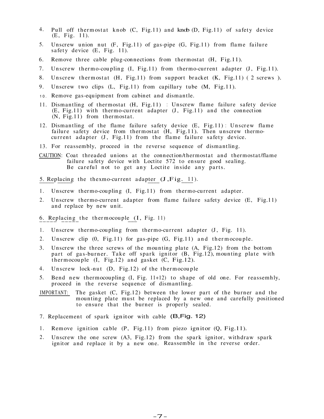 Dometic RM182B service manual 