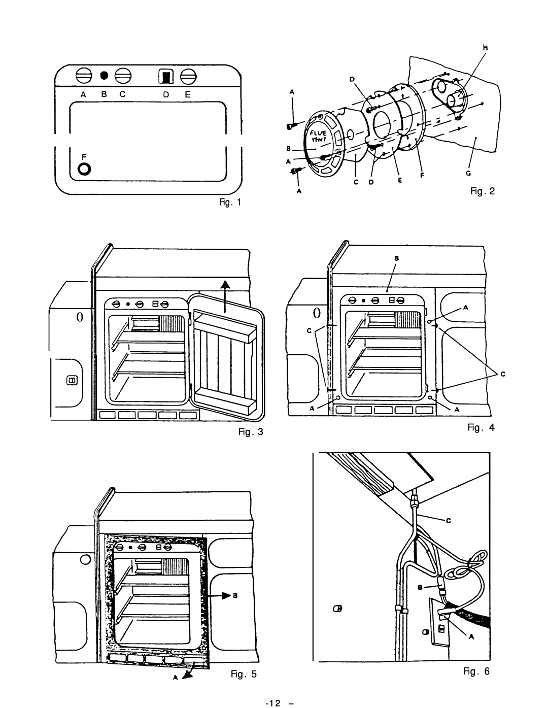Dometic RM182B service manual Fig. Fig. Fig, 13 E 